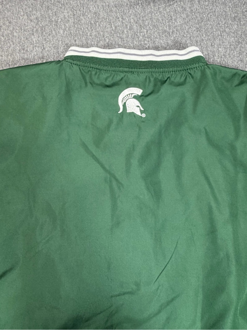 Vintage Michigan State Spartans Pullover Windbreaker Jacket Men’s Large NCAA - Picture 4 of 6